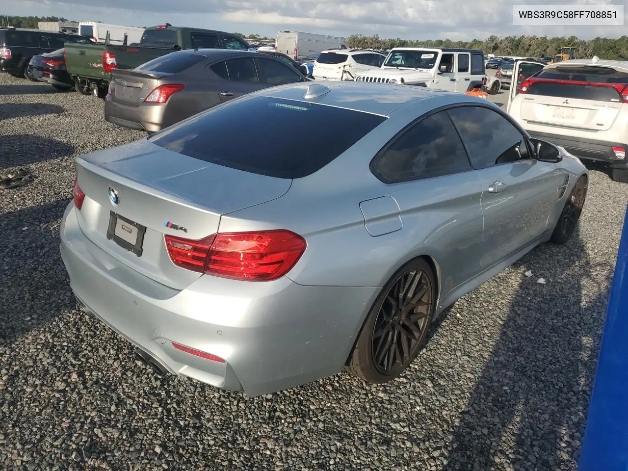 2015 BMW M4 VIN: WBS3R9C58FF708851 Lot: 61033426