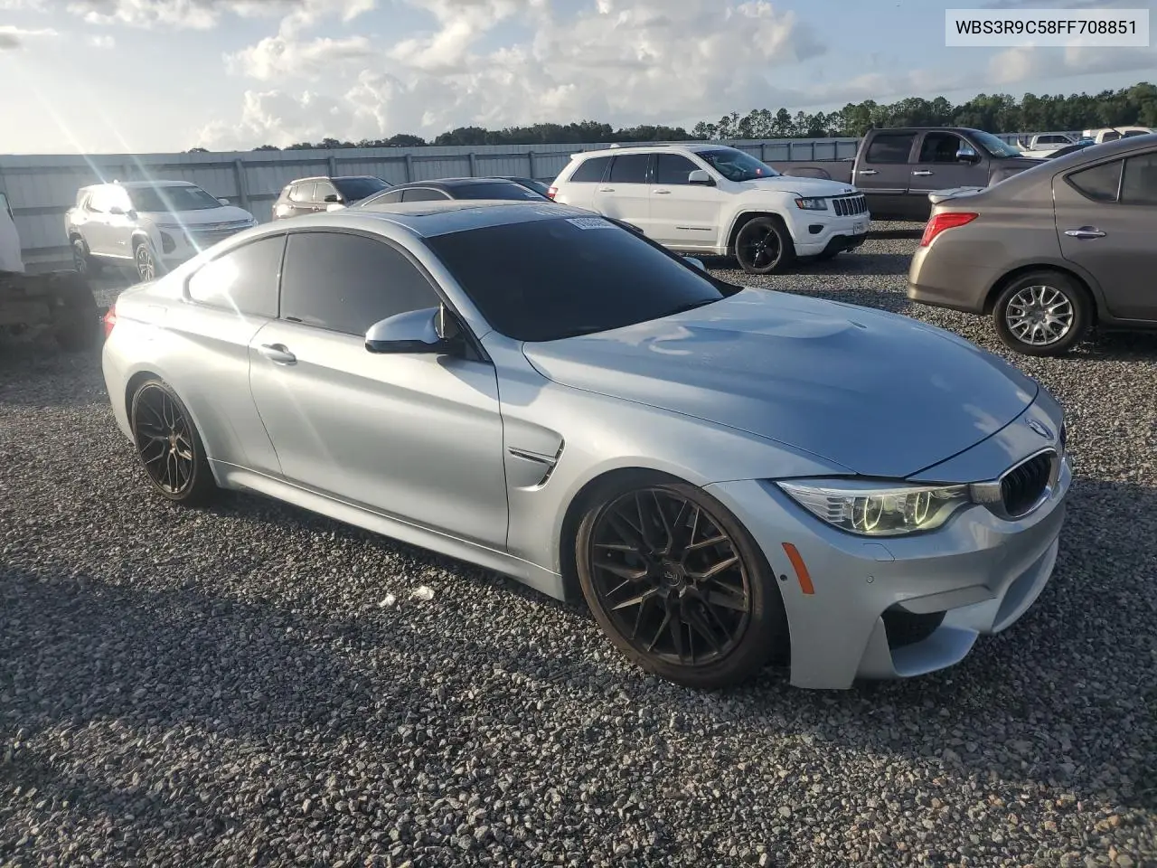 2015 BMW M4 VIN: WBS3R9C58FF708851 Lot: 61033426