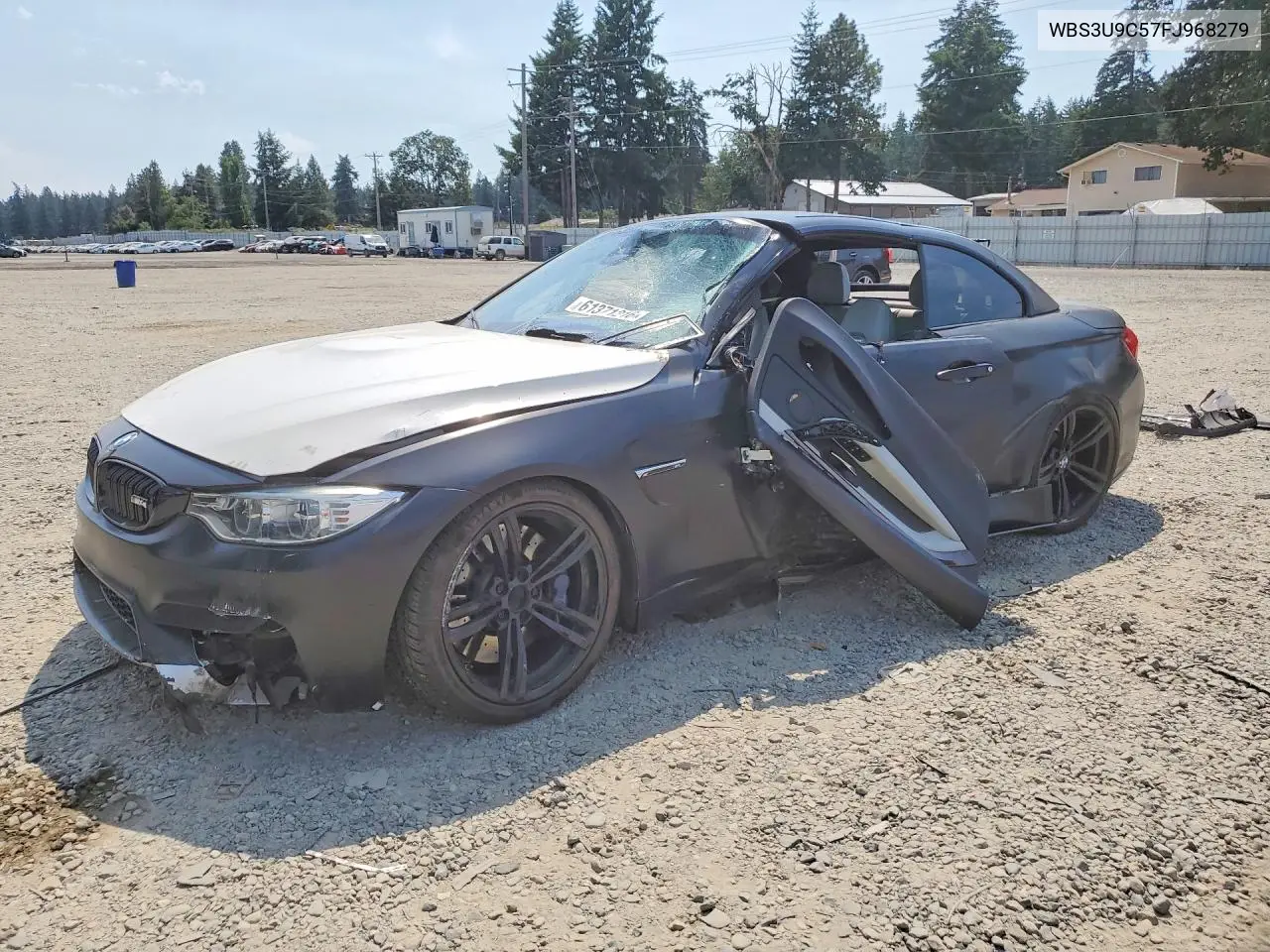 2015 BMW M4 VIN: WBS3U9C57FJ968279 Lot: 61371216