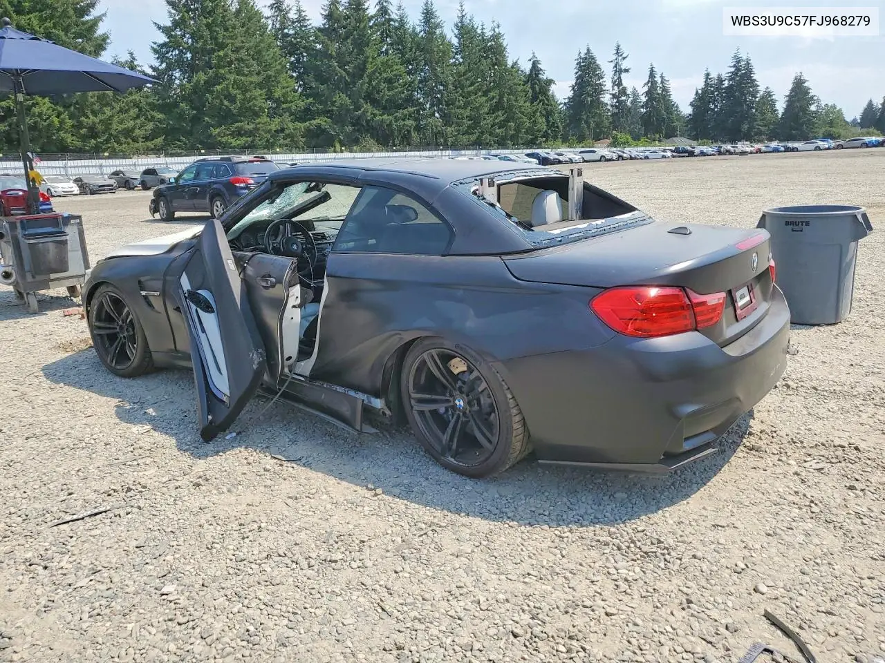 2015 BMW M4 VIN: WBS3U9C57FJ968279 Lot: 61371216