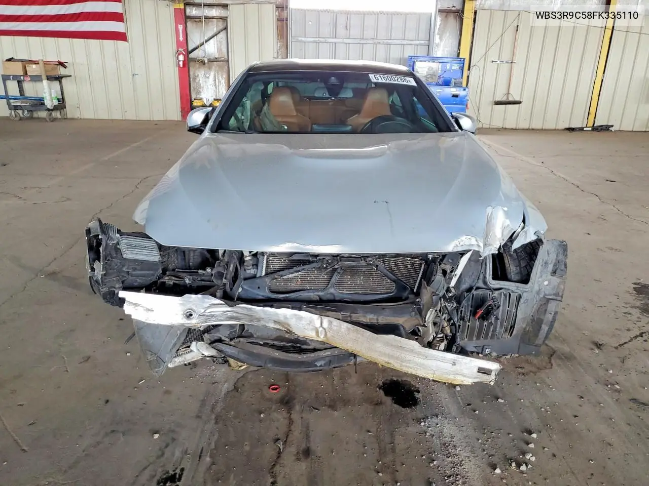 2015 BMW M4 VIN: WBS3R9C58FK335110 Lot: 61600286
