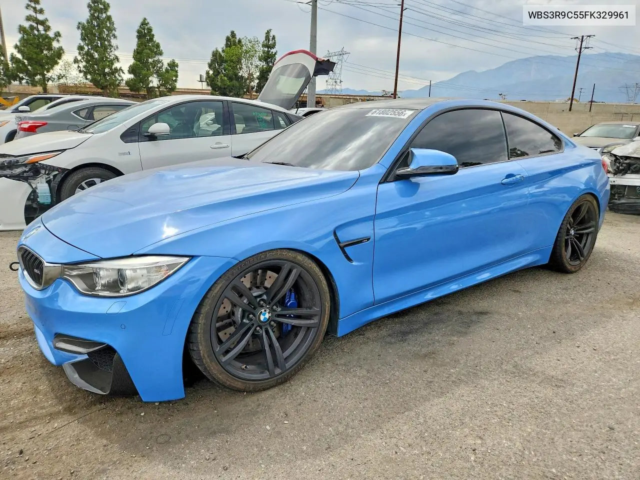 2015 BMW M4 VIN: WBS3R9C55FK329961 Lot: 61802556