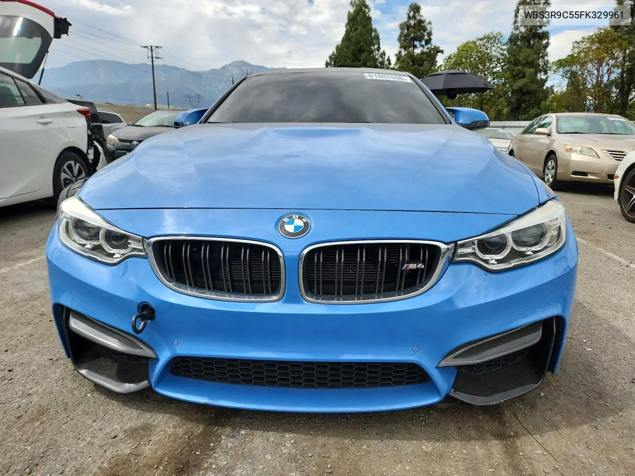 2015 BMW M4 VIN: WBS3R9C55FK329961 Lot: 61802556