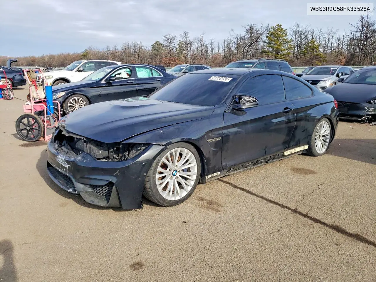 2015 BMW M4 VIN: WBS3R9C58FK335284 Lot: 72352475