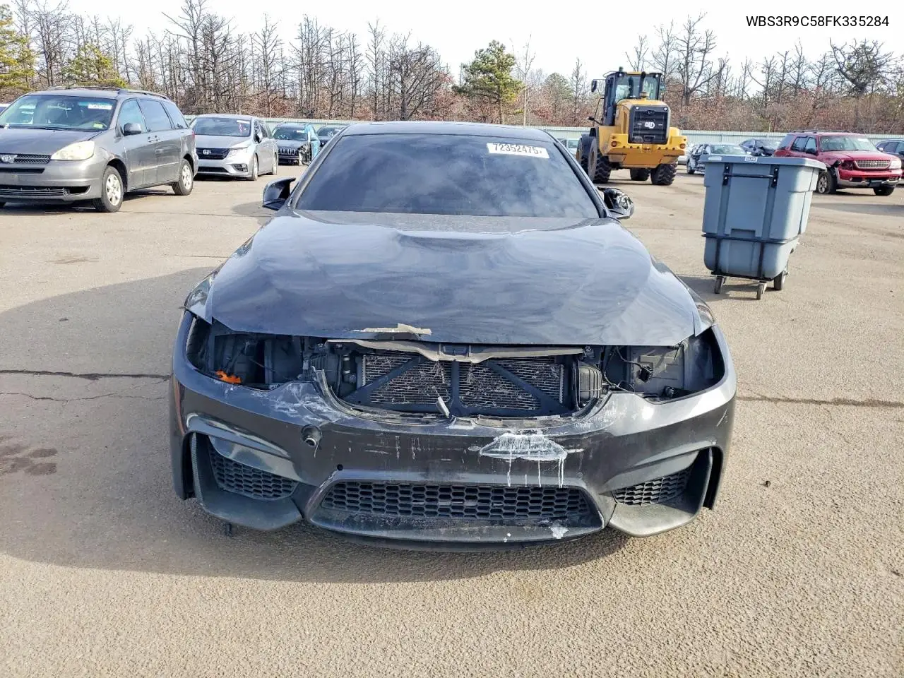2015 BMW M4 VIN: WBS3R9C58FK335284 Lot: 72352475