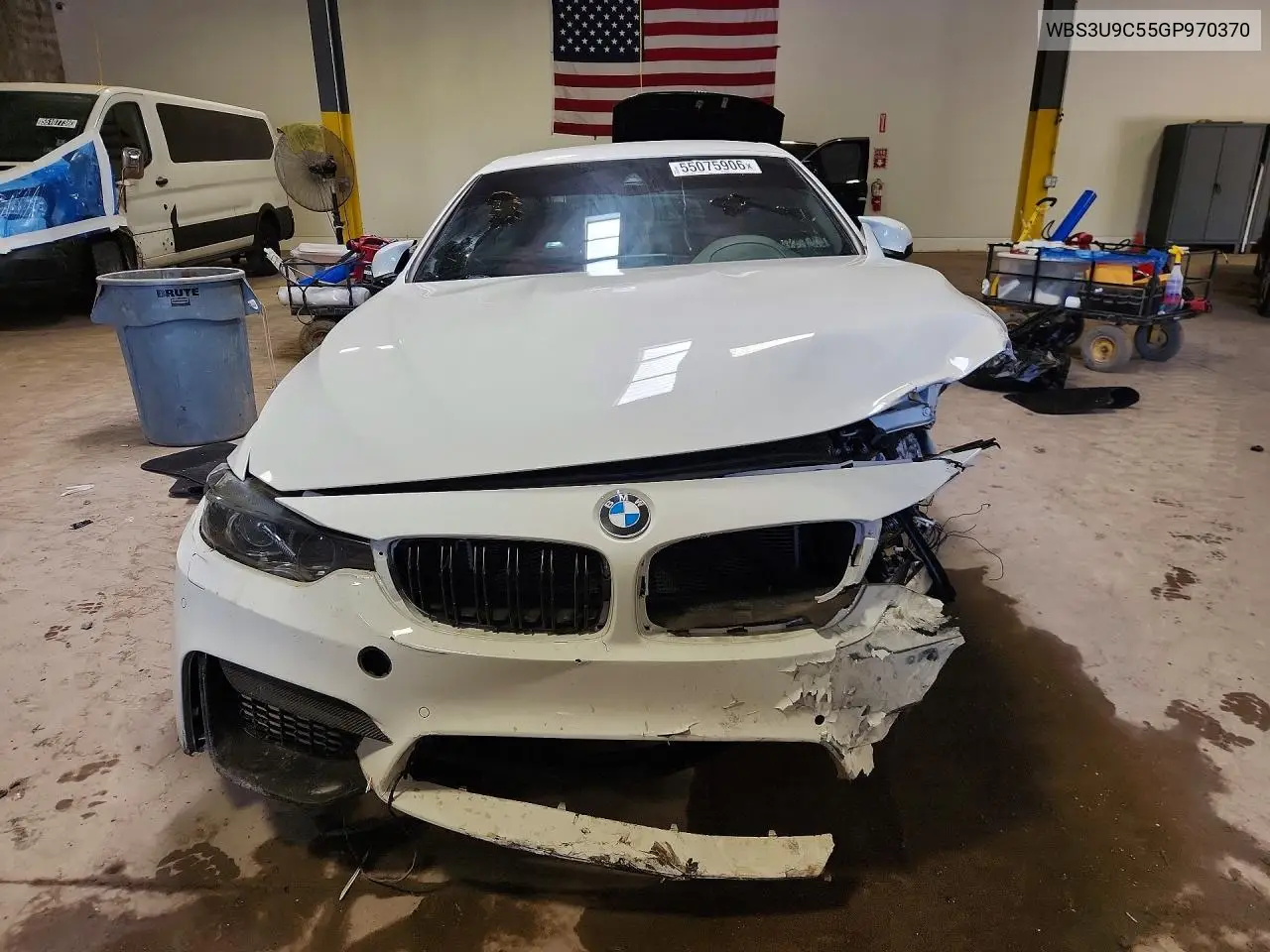 2016 BMW M4 VIN: WBS3U9C55GP970370 Lot: 55075906