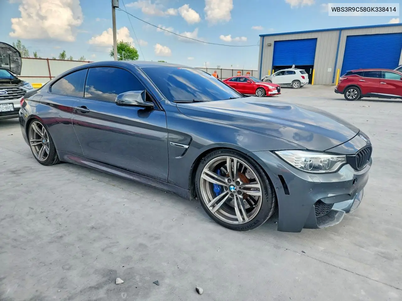 2016 BMW M4 VIN: WBS3R9C58GK338414 Lot: 55938616