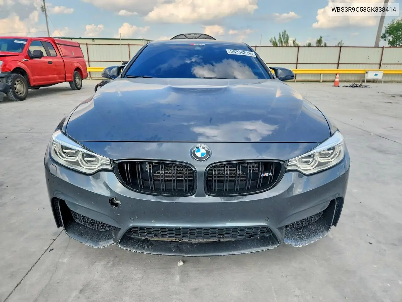 2016 BMW M4 VIN: WBS3R9C58GK338414 Lot: 55938616