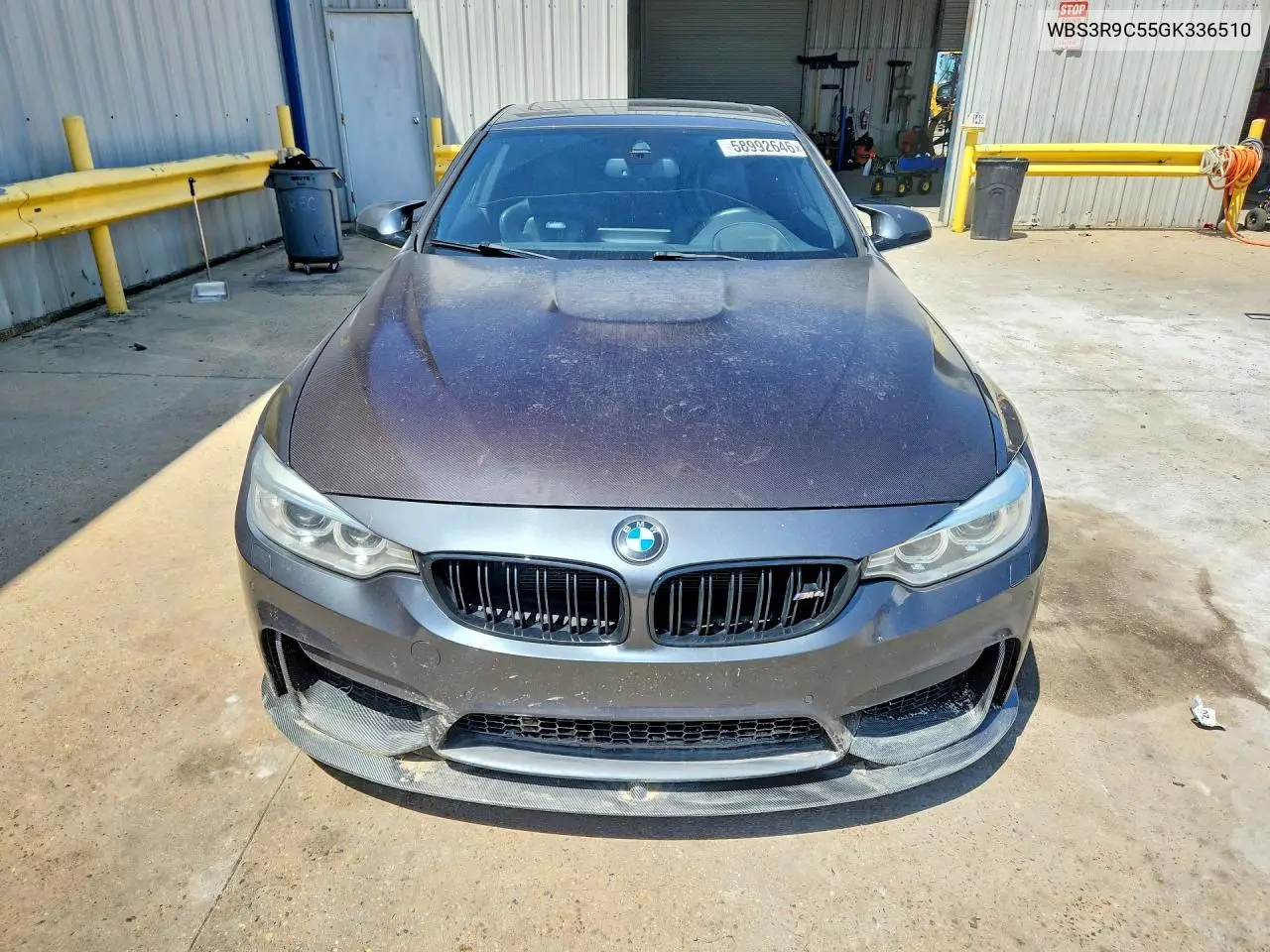 2016 BMW M4 VIN: WBS3R9C55GK336510 Lot: 58992646
