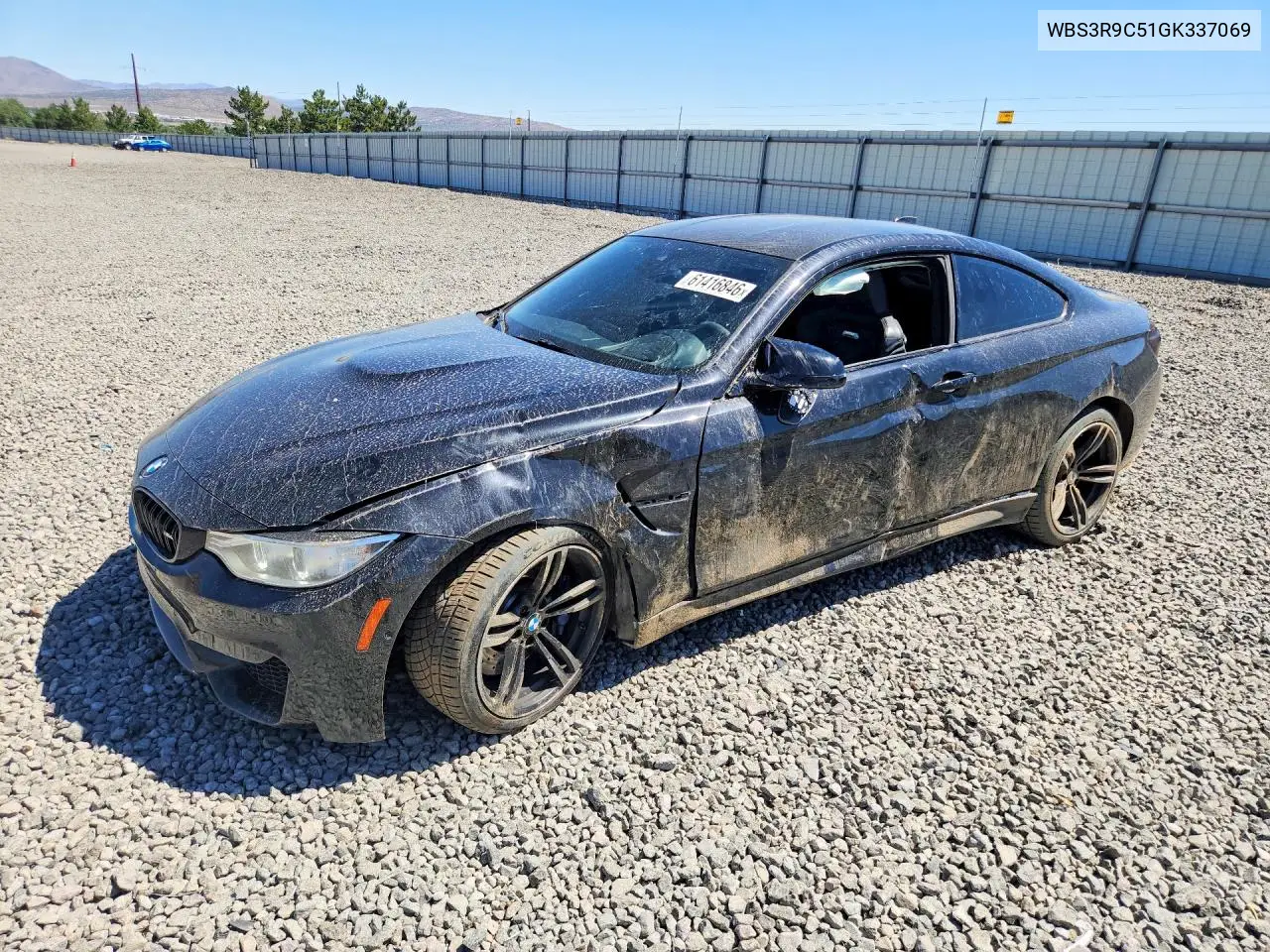 2016 BMW M4 VIN: WBS3R9C51GK337069 Lot: 61416846
