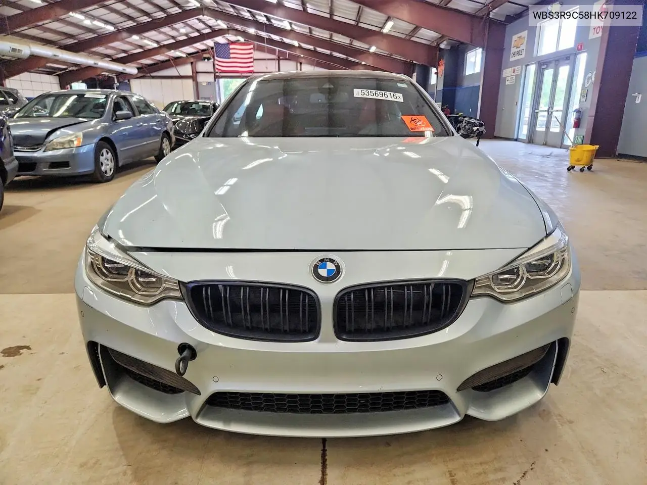 2017 BMW M4 VIN: WBS3R9C58HK709122 Lot: 53569616