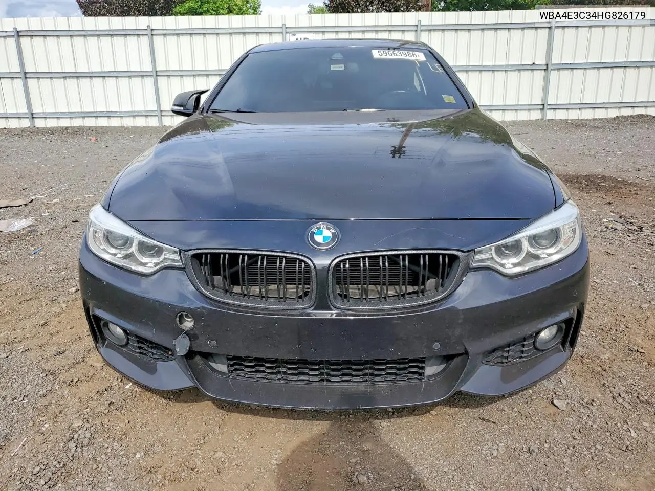 2017 BMW M440I VIN: WBA4E3C34HG826179 Lot: 59663986
