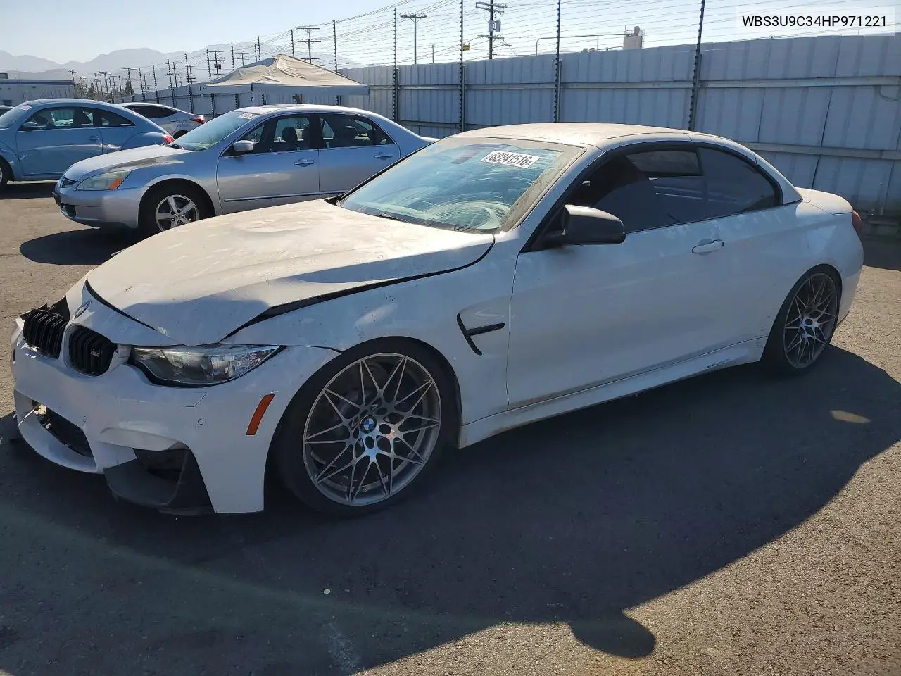 2017 BMW M4 VIN: WBS3U9C34HP971221 Lot: 62241516