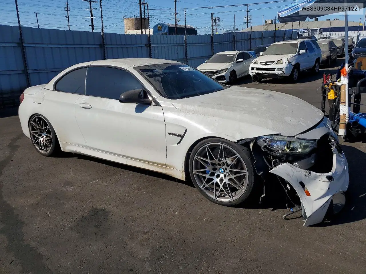2017 BMW M4 VIN: WBS3U9C34HP971221 Lot: 62241516