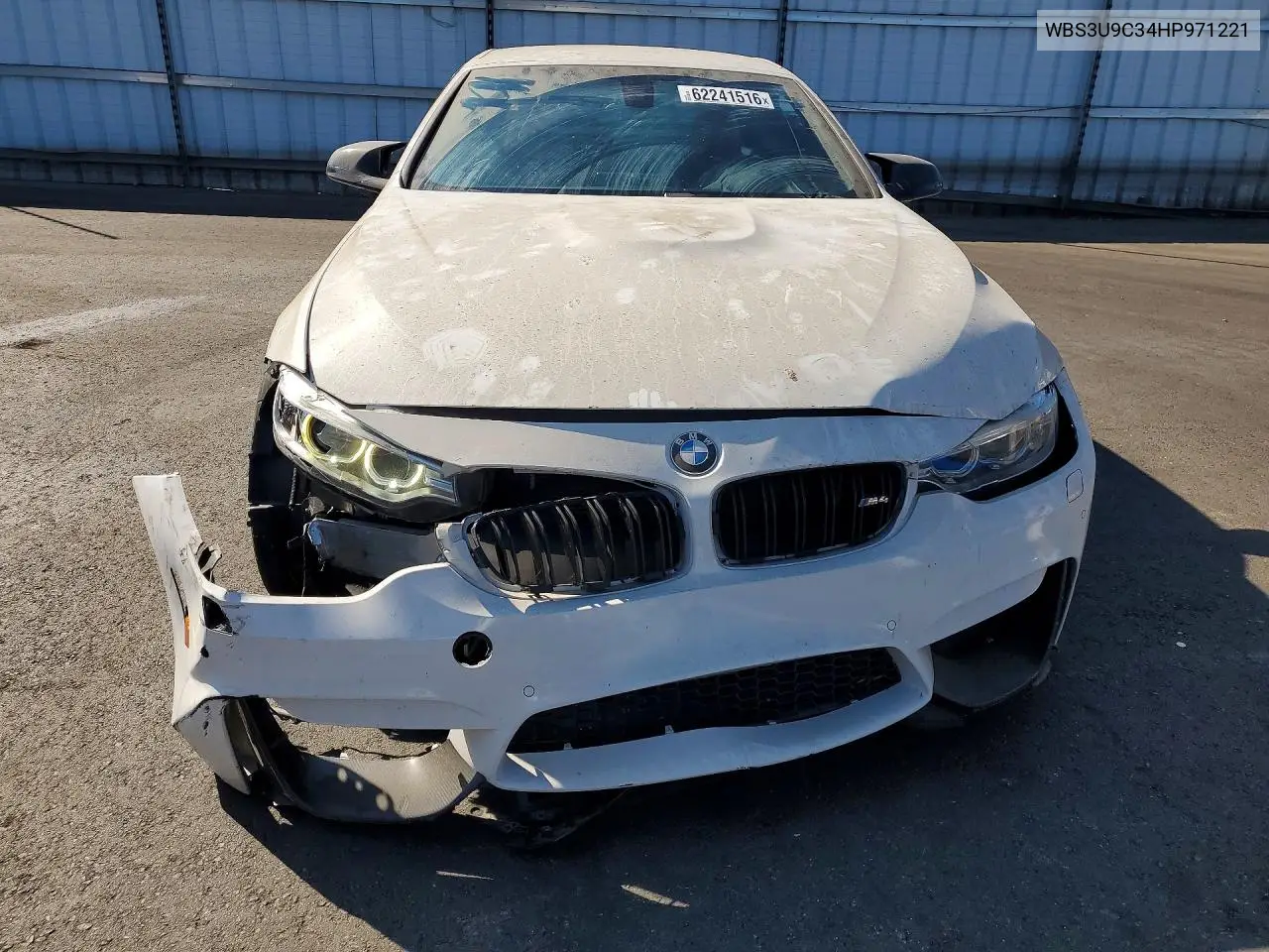 2017 BMW M4 VIN: WBS3U9C34HP971221 Lot: 62241516