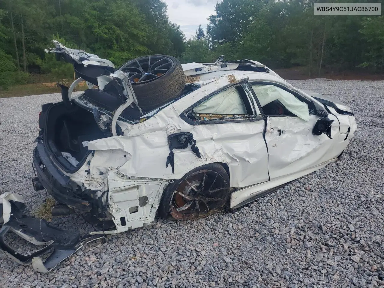 2018 BMW M4 VIN: WBS4Y9C51JAC86700 Lot: 55221606