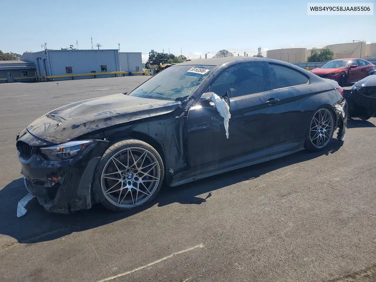 2018 BMW M4 VIN: WBS4Y9C58JAA85506 Lot: 58163506