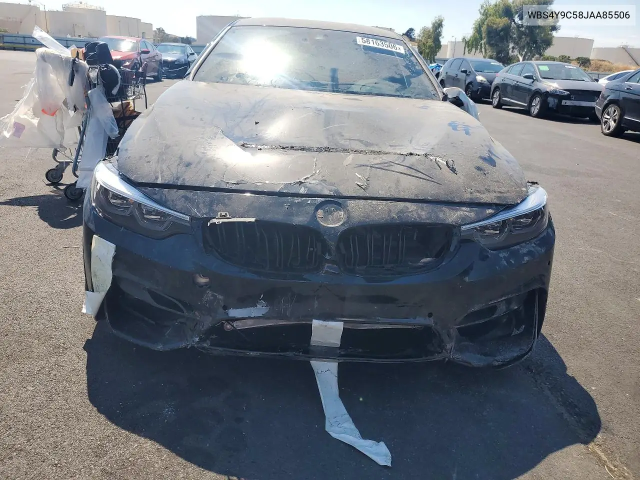 2018 BMW M4 VIN: WBS4Y9C58JAA85506 Lot: 58163506