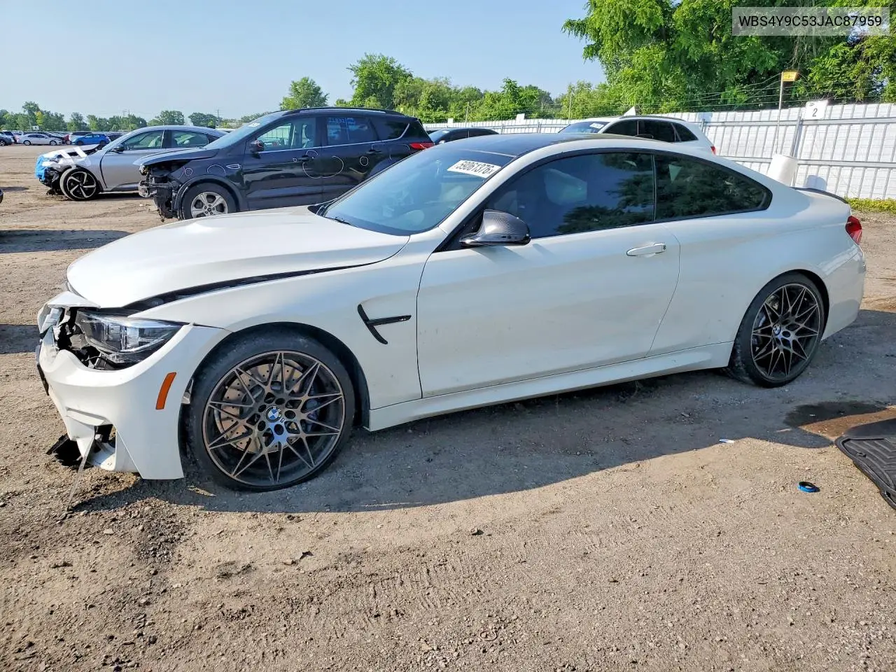 2018 BMW M4 VIN: WBS4Y9C53JAC87959 Lot: 59061376