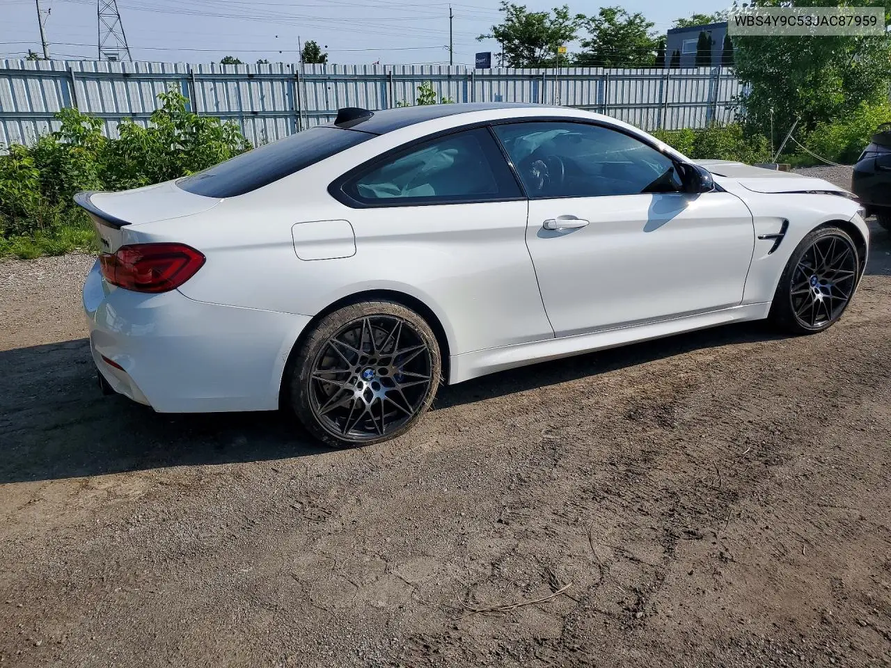 2018 BMW M4 VIN: WBS4Y9C53JAC87959 Lot: 59061376