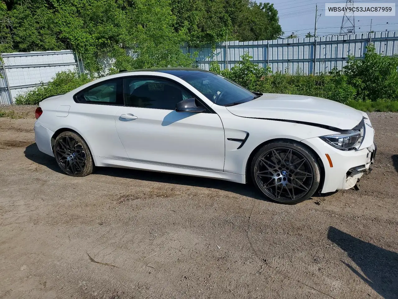 2018 BMW M4 VIN: WBS4Y9C53JAC87959 Lot: 59061376