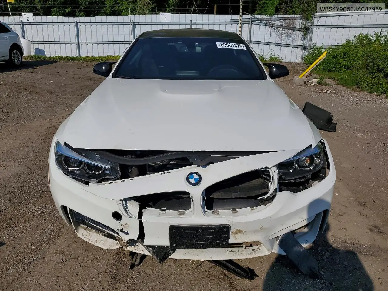2018 BMW M4 VIN: WBS4Y9C53JAC87959 Lot: 59061376