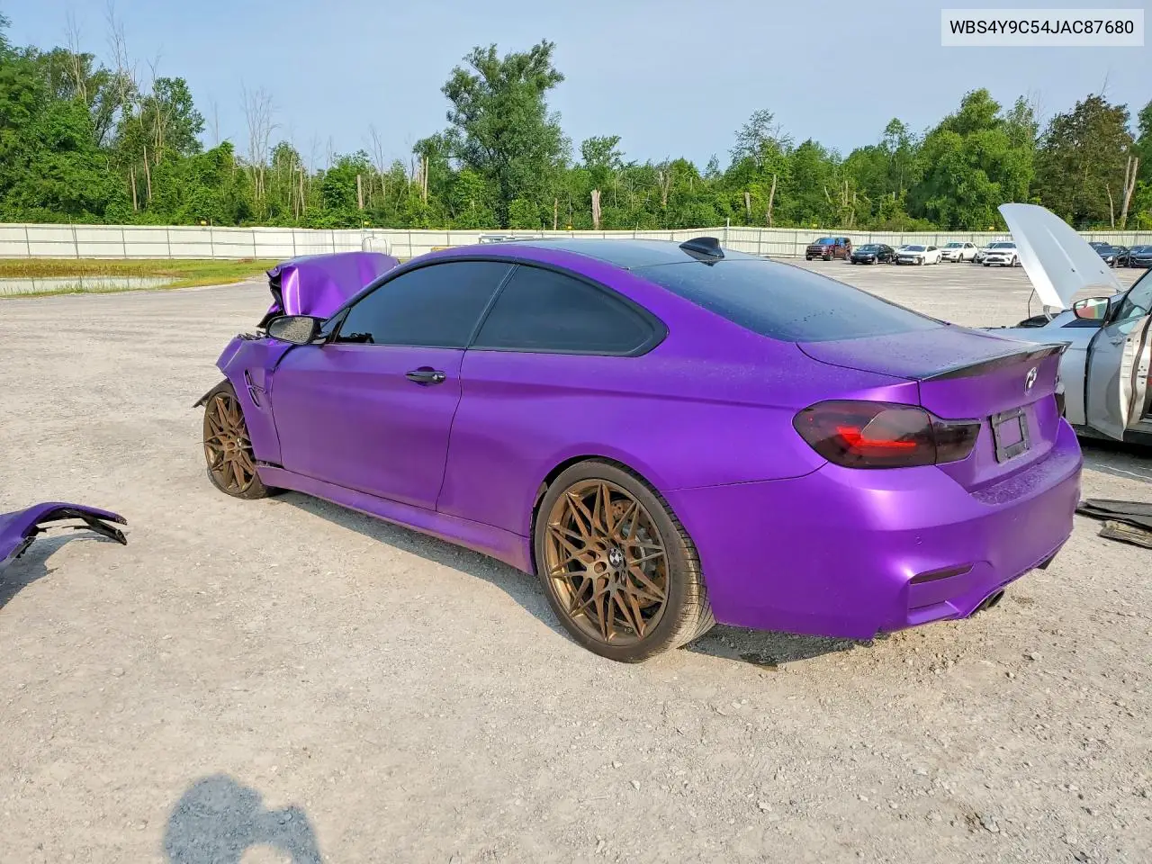 2018 BMW M4 VIN: WBS4Y9C54JAC87680 Lot: 60922486