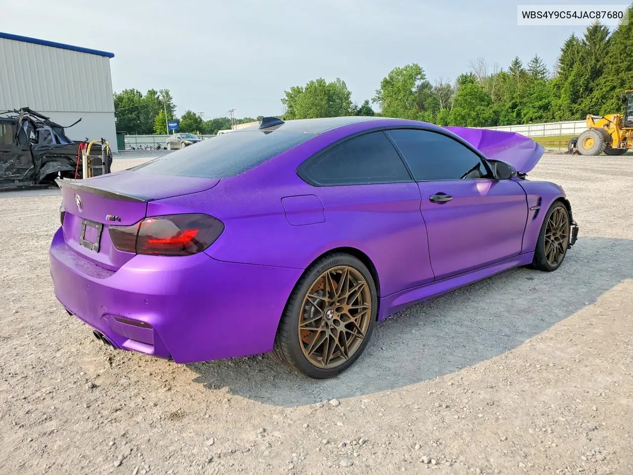 2018 BMW M4 VIN: WBS4Y9C54JAC87680 Lot: 60922486