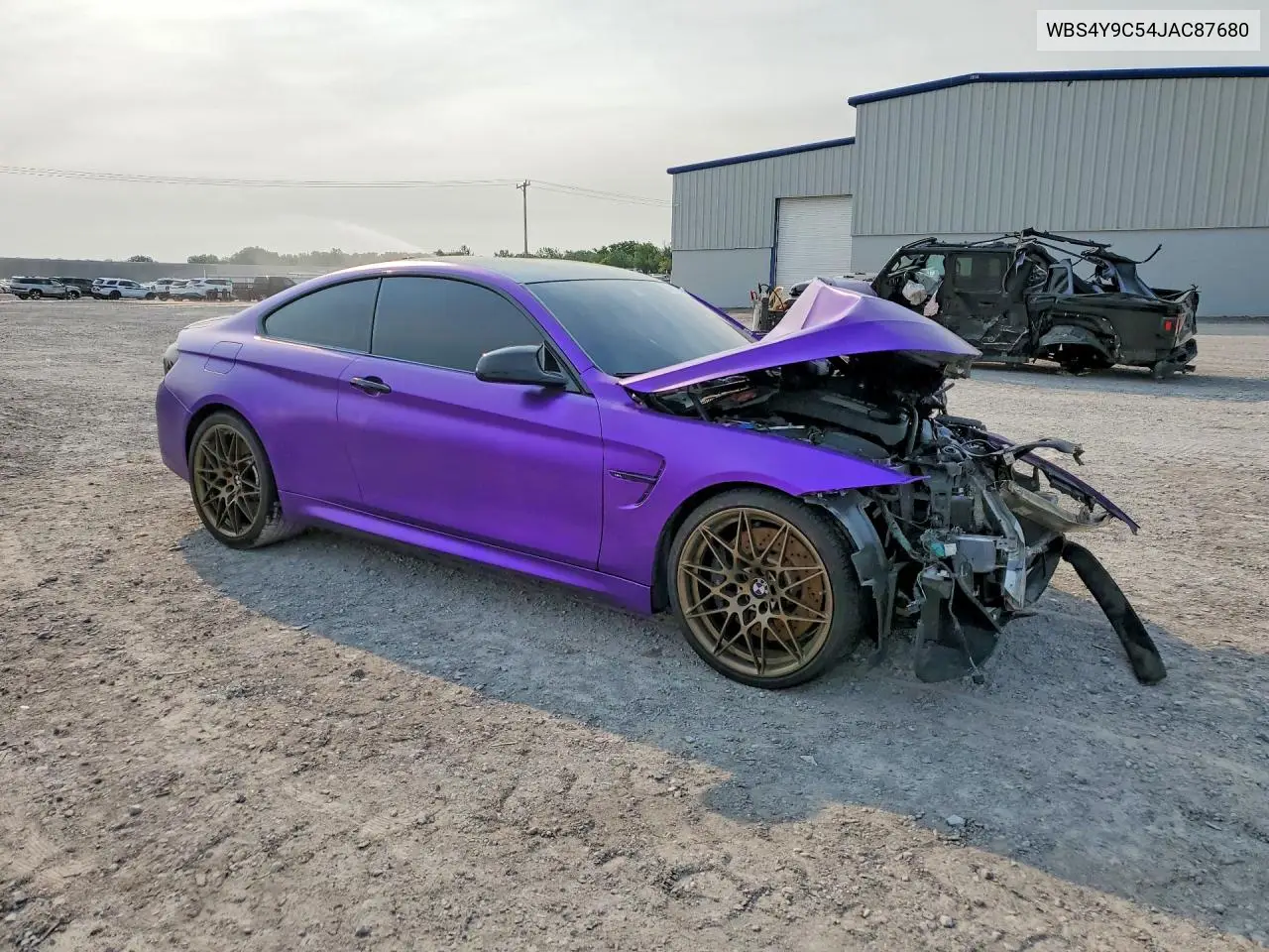 2018 BMW M4 VIN: WBS4Y9C54JAC87680 Lot: 60922486