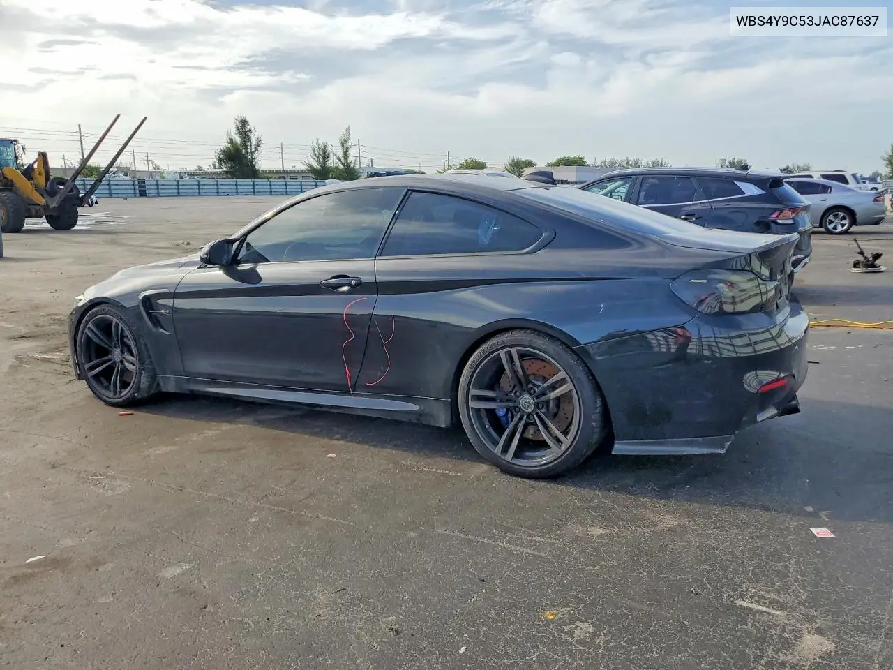 2018 BMW M4 VIN: WBS4Y9C53JAC87637 Lot: 61107546