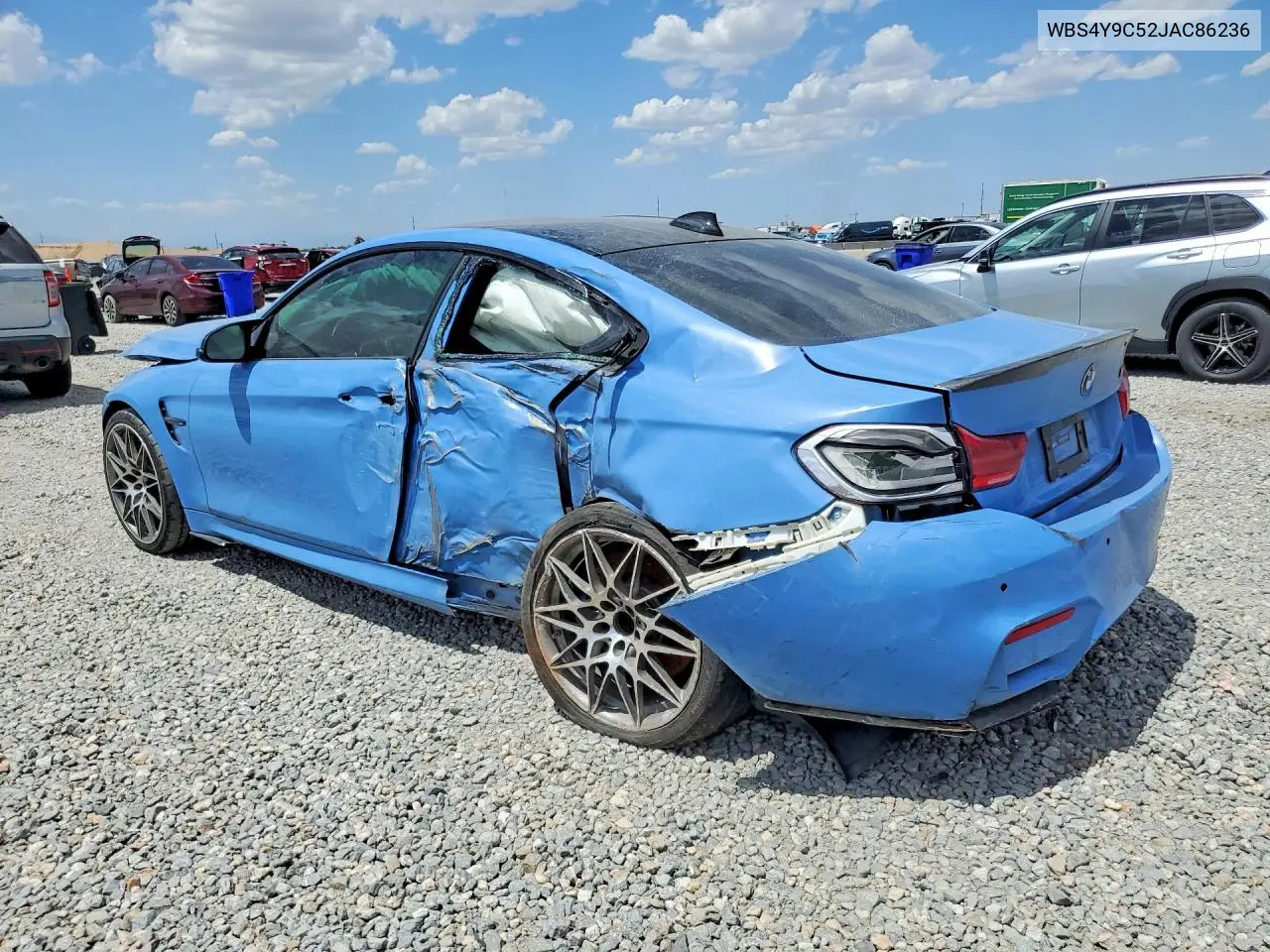 2018 BMW M4 VIN: WBS4Y9C52JAC86236 Lot: 61242236