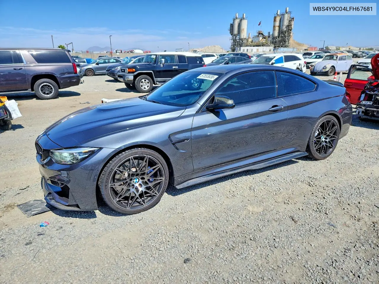 2020 BMW M4 VIN: WBS4Y9C04LFH67681 Lot: 57553636