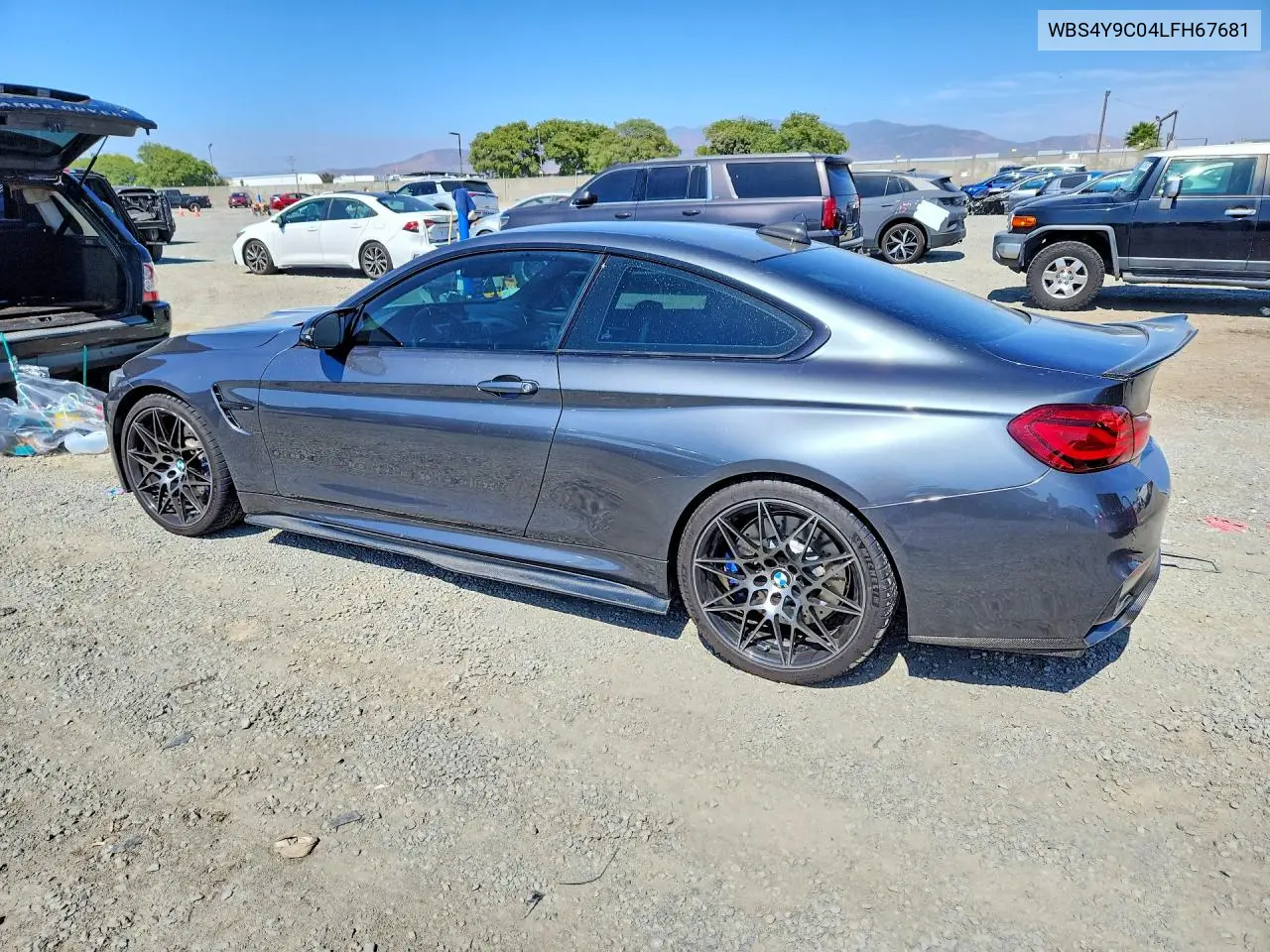 2020 BMW M4 VIN: WBS4Y9C04LFH67681 Lot: 57553636