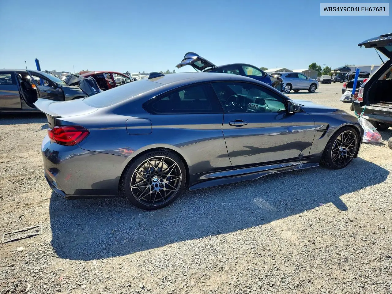 2020 BMW M4 VIN: WBS4Y9C04LFH67681 Lot: 57553636