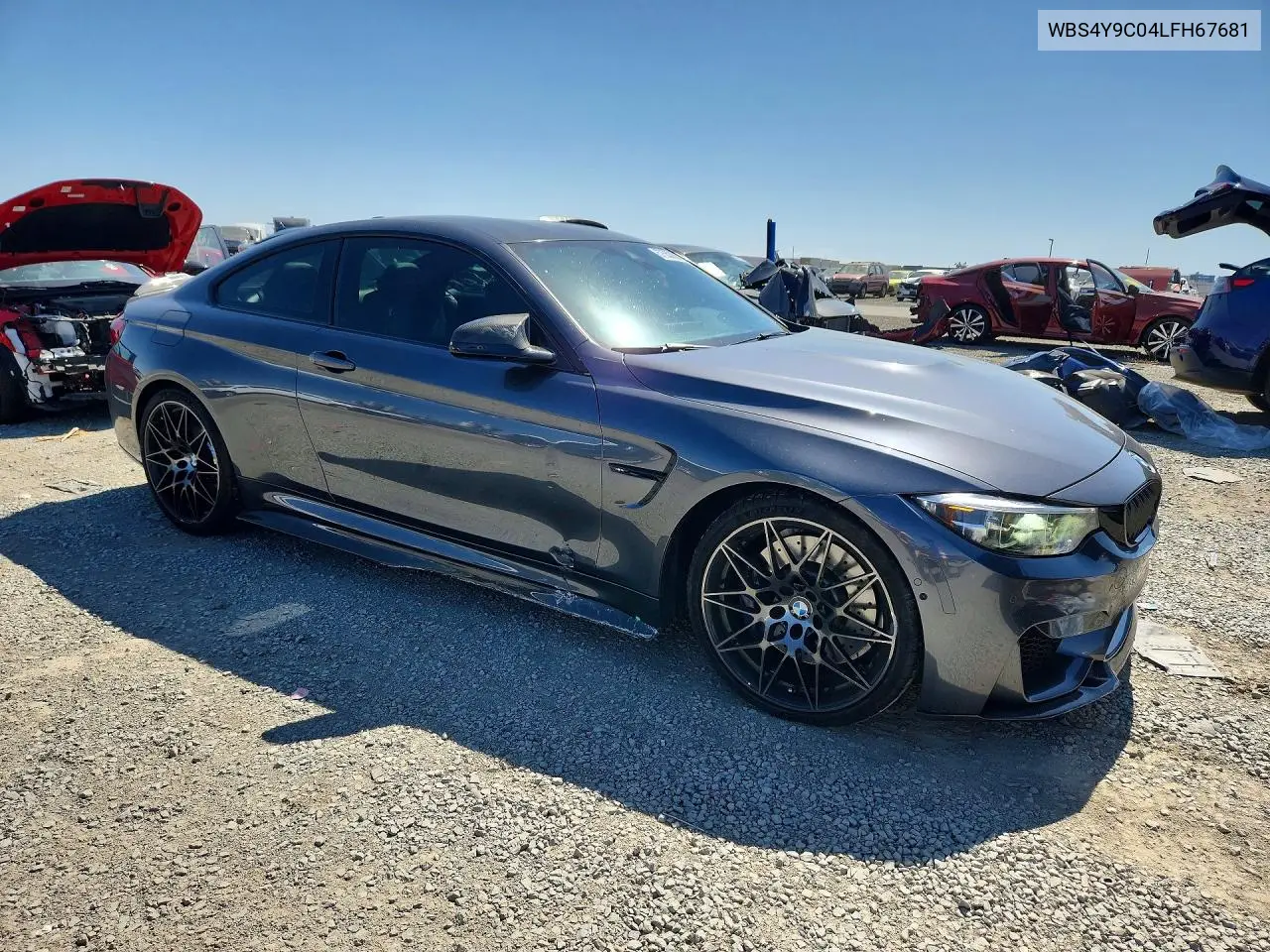 2020 BMW M4 VIN: WBS4Y9C04LFH67681 Lot: 57553636