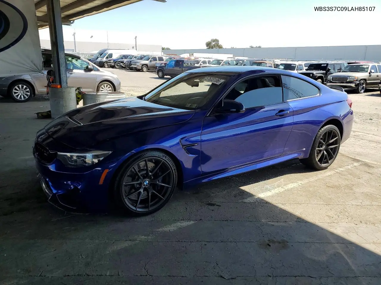 2020 BMW M4 Cs VIN: WBS3S7C09LAH85107 Lot: 57633186