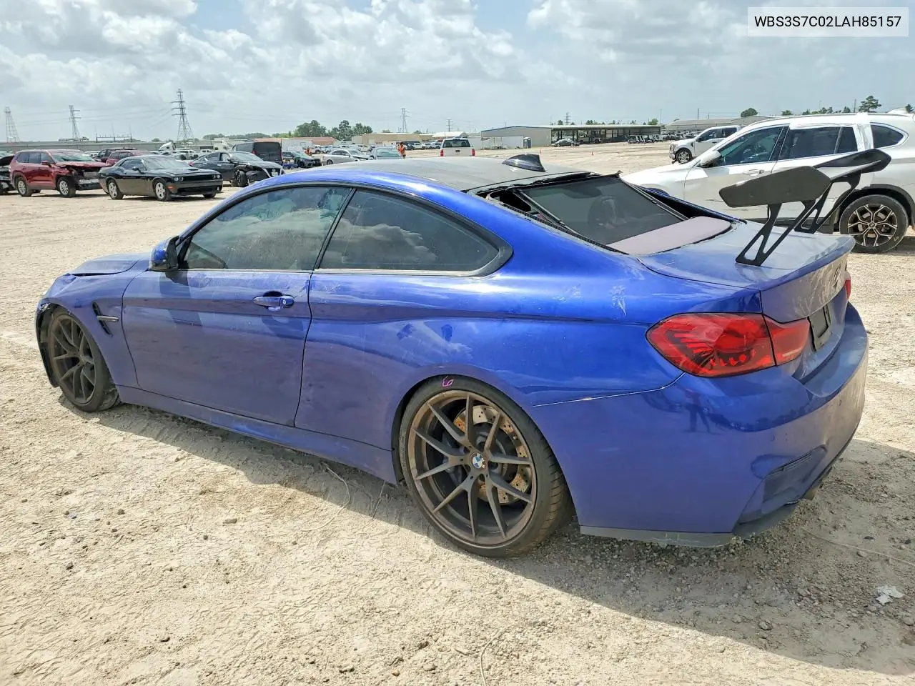 2020 BMW M4 Cs VIN: WBS3S7C02LAH85157 Lot: 58385576