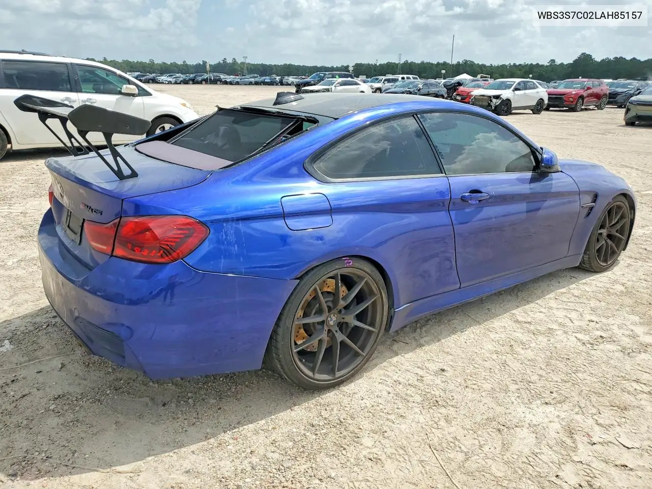 2020 BMW M4 Cs VIN: WBS3S7C02LAH85157 Lot: 58385576