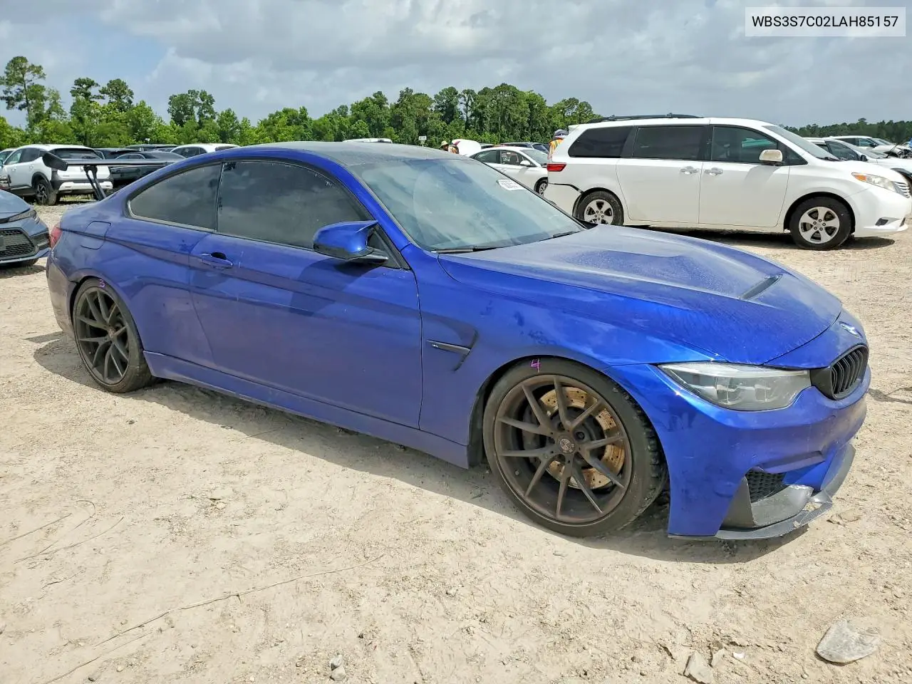 2020 BMW M4 Cs VIN: WBS3S7C02LAH85157 Lot: 58385576