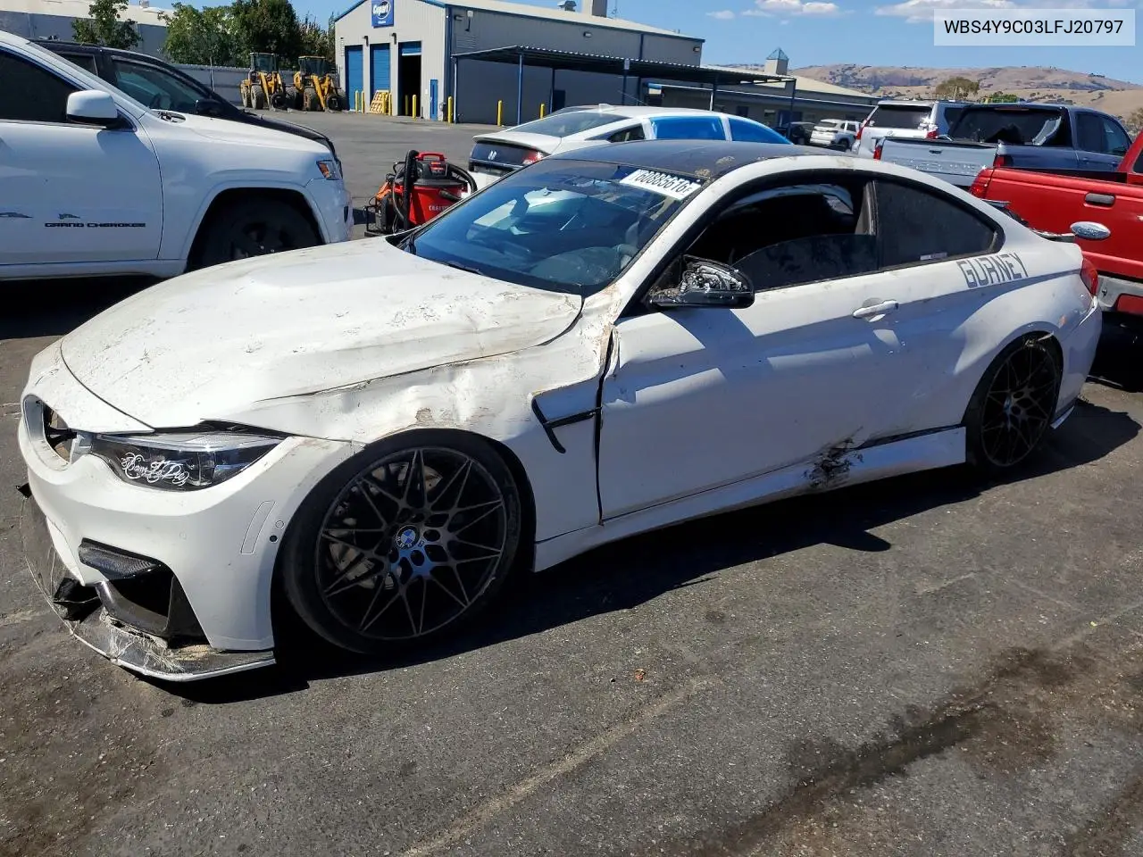 2020 BMW M4 VIN: WBS4Y9C03LFJ20797 Lot: 60885616