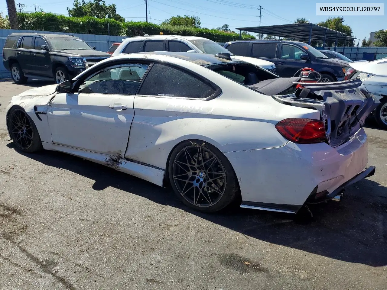 2020 BMW M4 VIN: WBS4Y9C03LFJ20797 Lot: 60885616