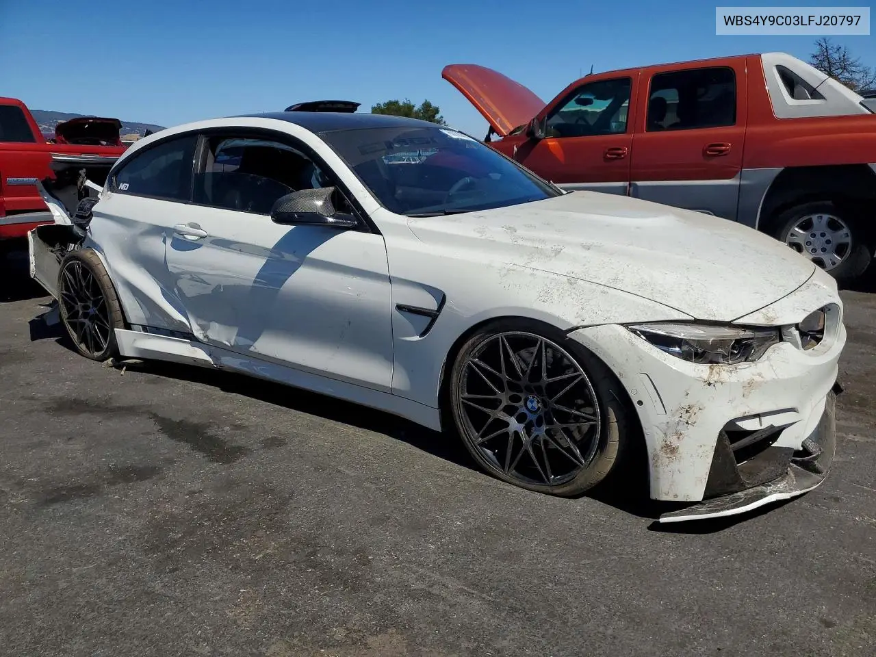2020 BMW M4 VIN: WBS4Y9C03LFJ20797 Lot: 60885616