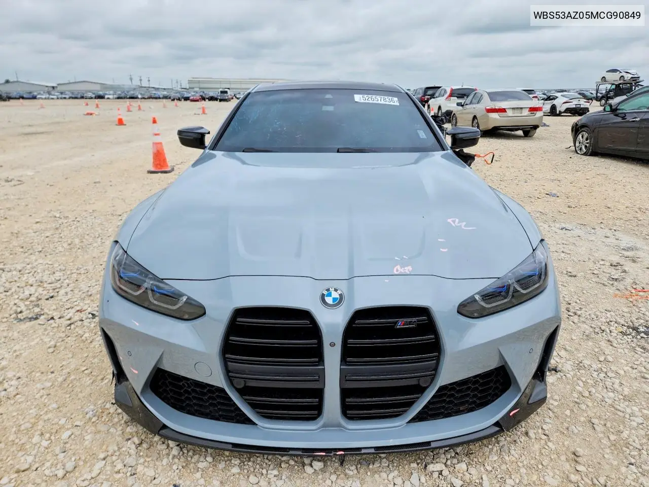 2021 BMW M4 VIN: WBS53AZ05MCG90849 Lot: 52657836