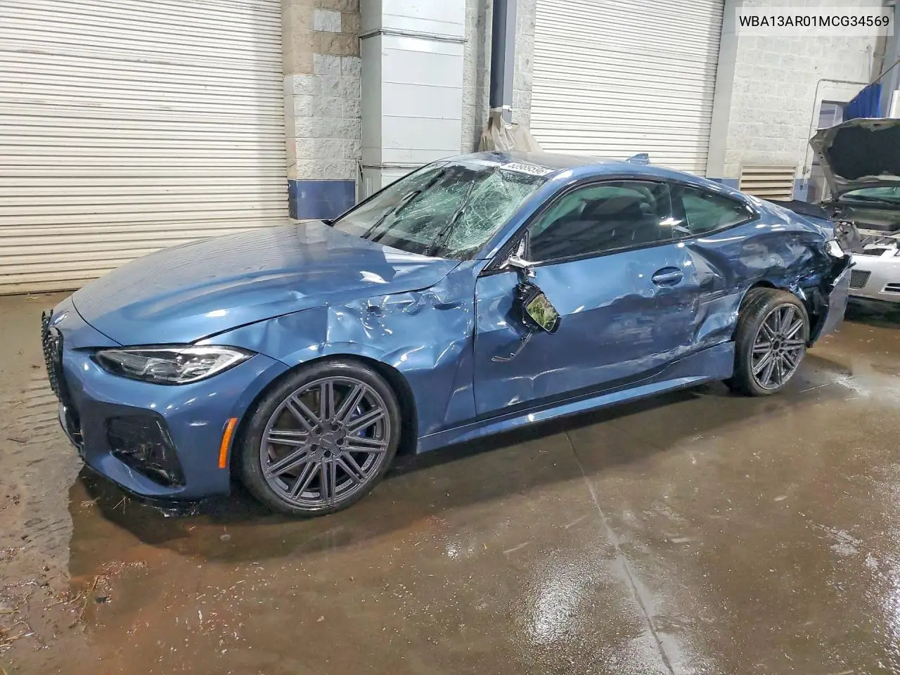 2021 BMW M440Xi VIN: WBA13AR01MCG34569 Lot: 53989596
