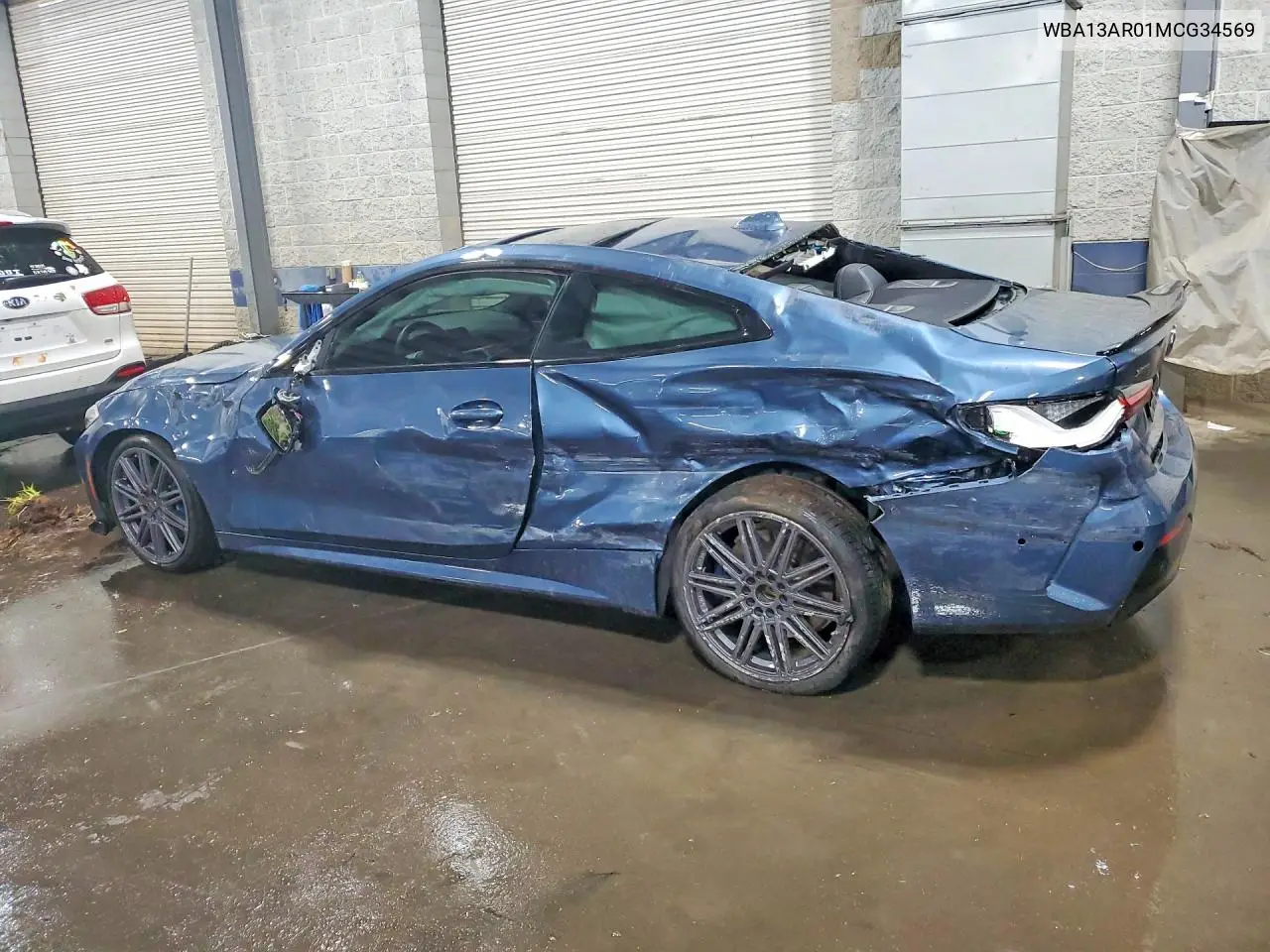 2021 BMW M440Xi VIN: WBA13AR01MCG34569 Lot: 53989596