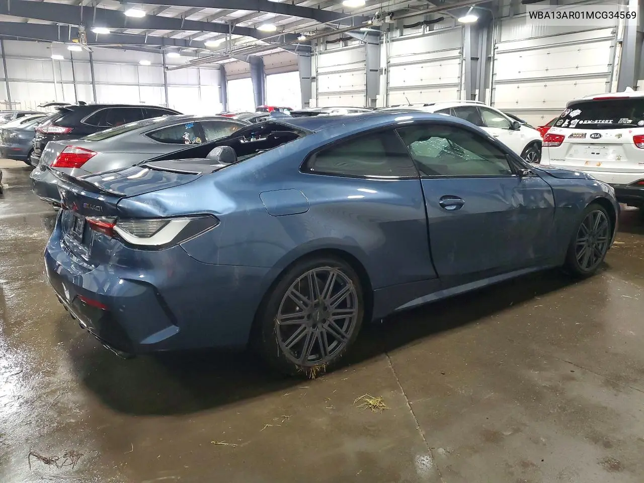 2021 BMW M440Xi VIN: WBA13AR01MCG34569 Lot: 53989596