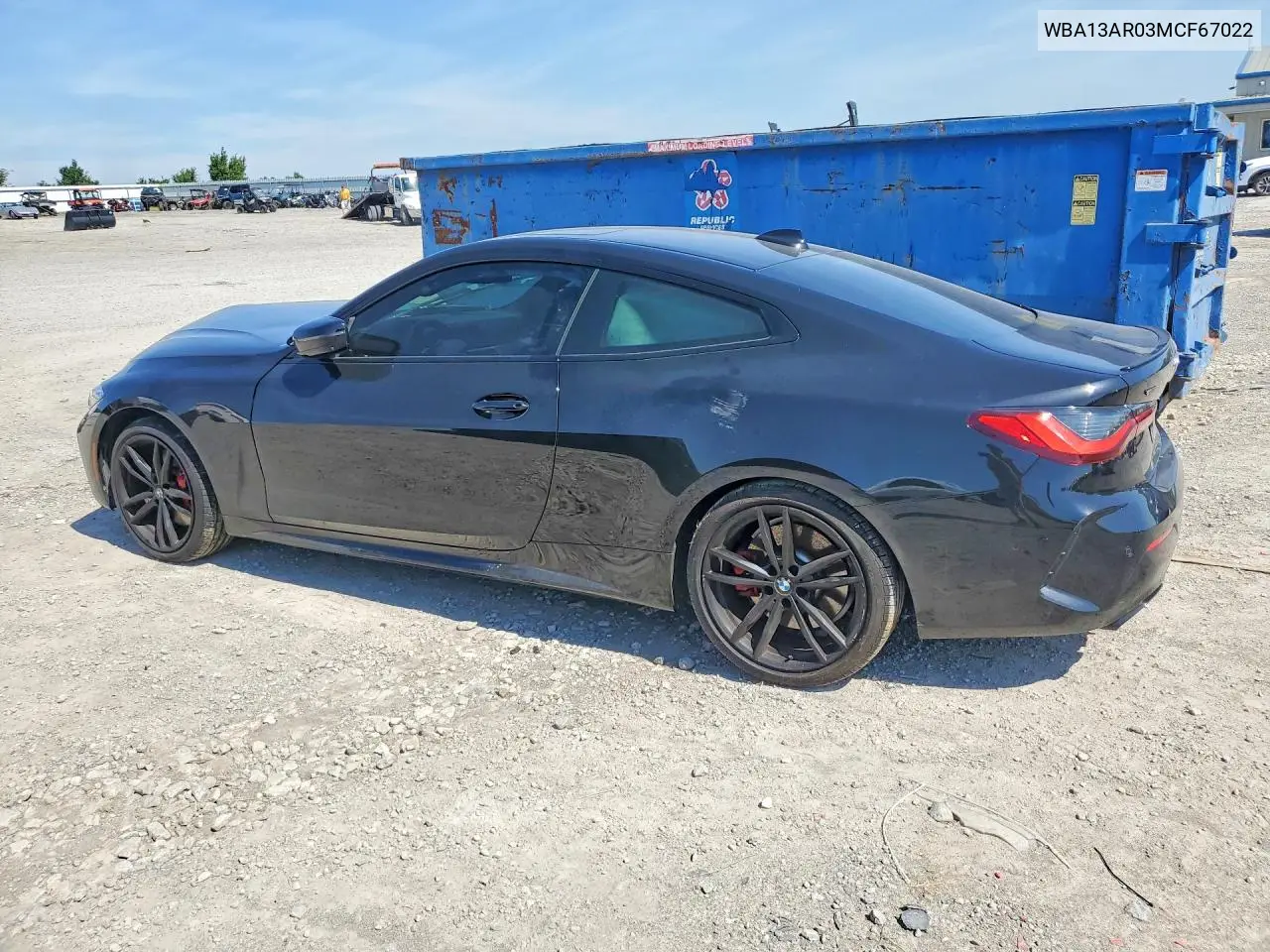 2021 BMW M440Xi VIN: WBA13AR03MCF67022 Lot: 55918346