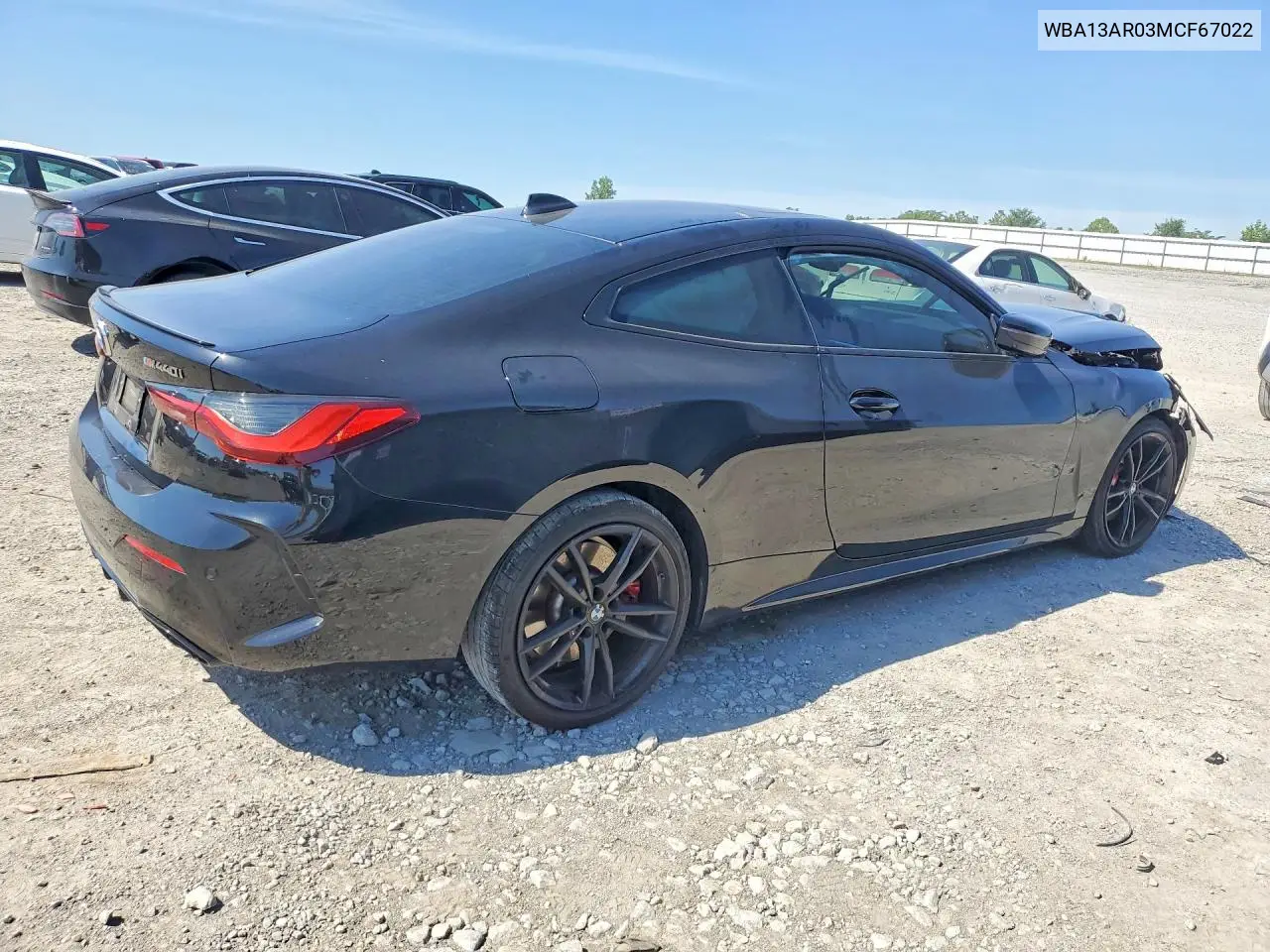 2021 BMW M440Xi VIN: WBA13AR03MCF67022 Lot: 55918346