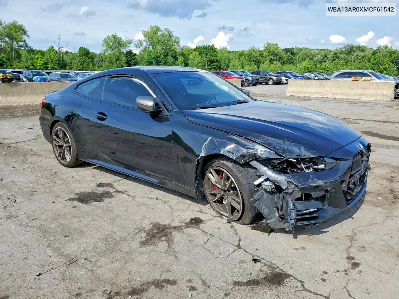 2021 BMW M440Xi VIN: WBA13AR0XMCF61542 Lot: 59073696
