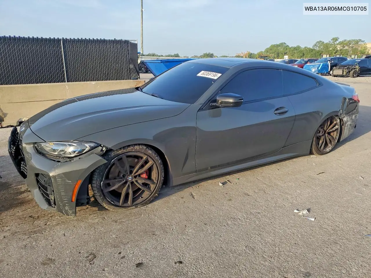 2021 BMW M440Xi VIN: WBA13AR06MCG10705 Lot: 60369196